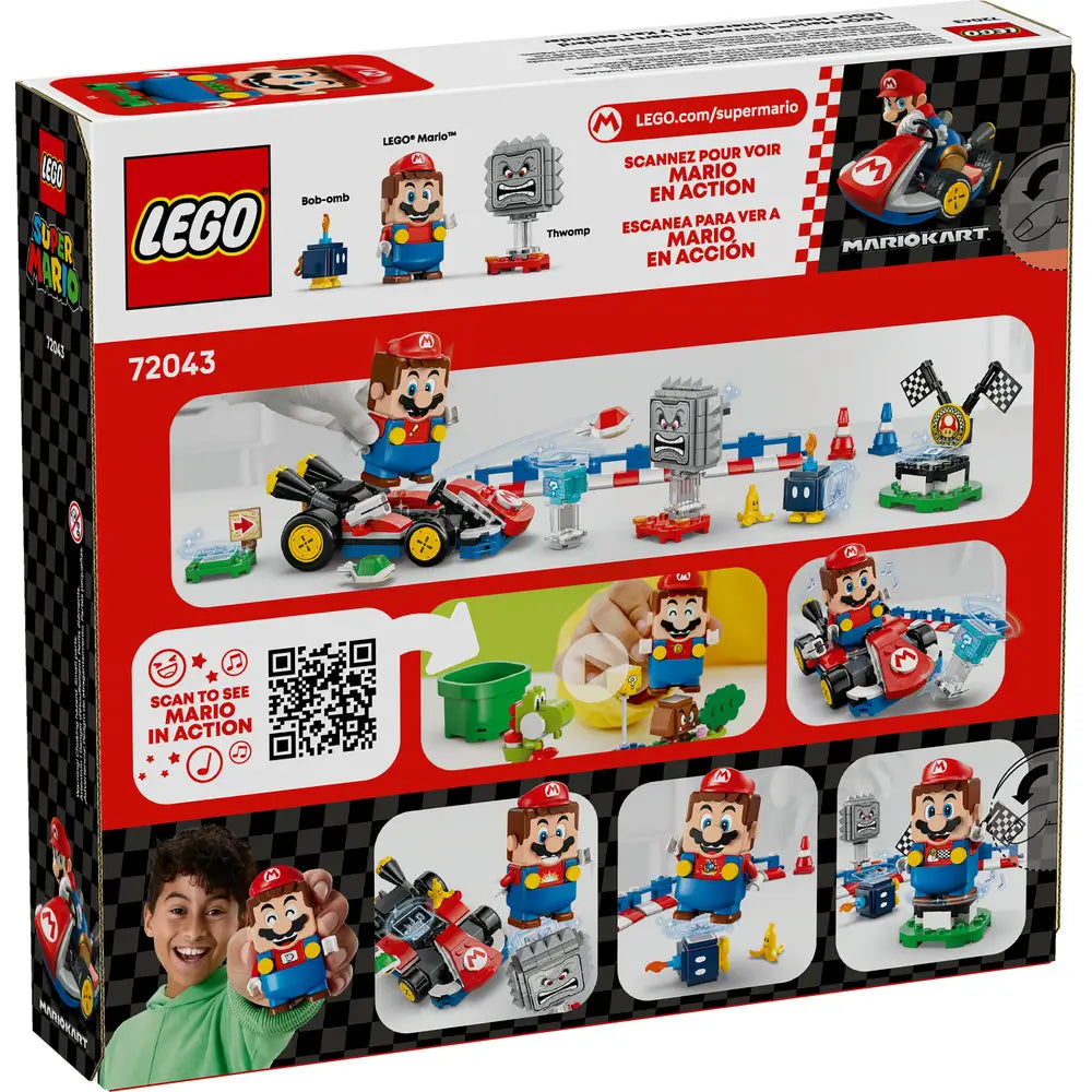 LEGO® Super Mario Mario Kart Interactive LEGO® Mario & Standard Kart (72043)