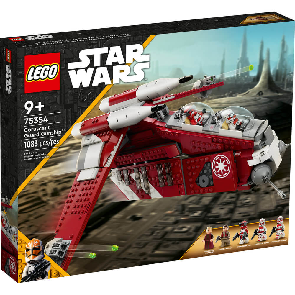 LEGO® Star Wars Coruscant Guard Gunship™ 1083 Piece Building Set (75354) front of the box