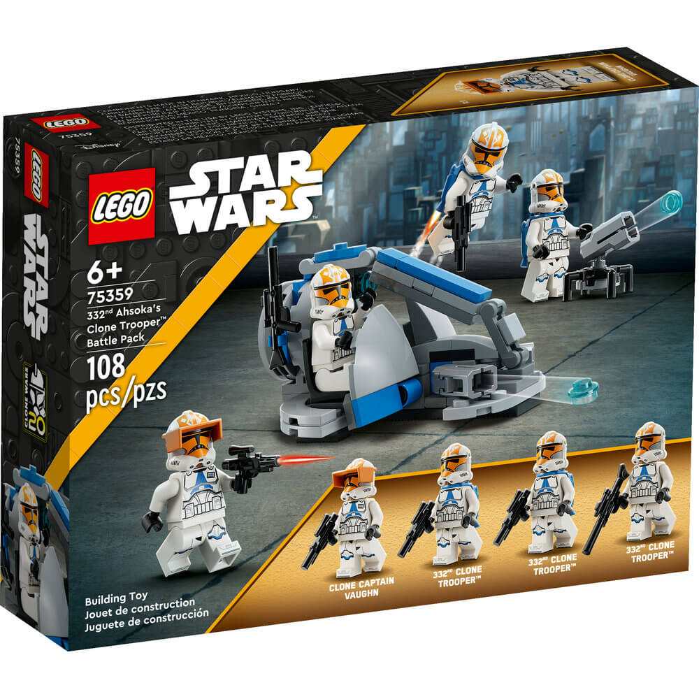 LEGO® Star Wars™ 332nd Ahsoka’s Clone Trooper™ Battle Pack 75359 (108 Pieces) front of the box