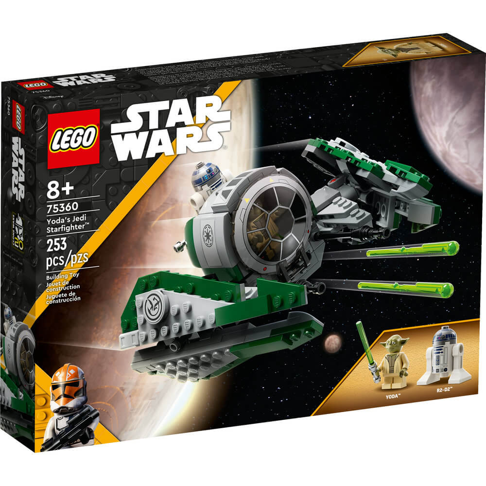 LEGO® Star Wars™ Yoda’s Jedi Starfighter™ 75360 Building Toy Set (253 Pieces) front of the box