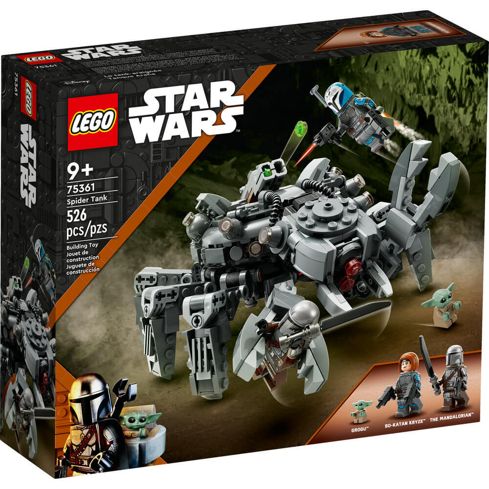 LEGO® Star Wars™ Spider Tank 75361 Building Toy Set (526 Pieces)` front of the box