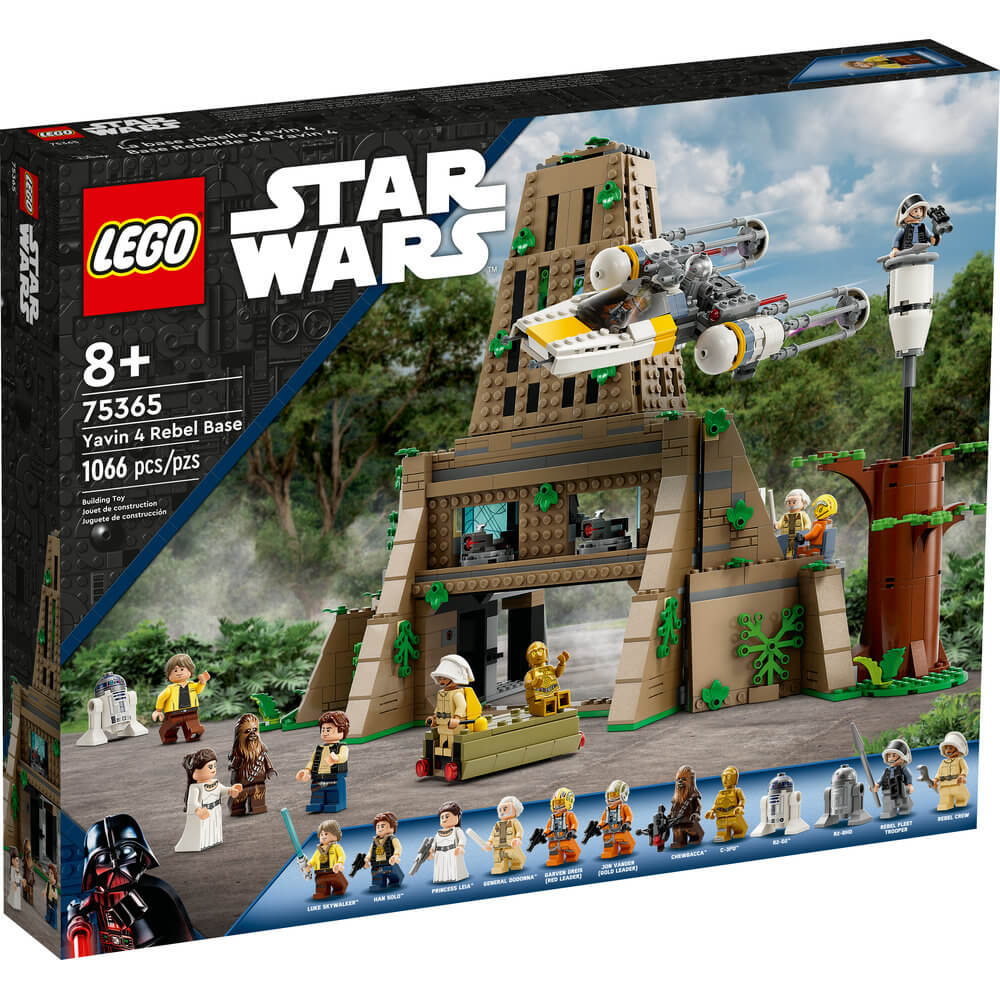 LEGO® Star Wars™ Yavin 4 Rebel Base 75365 Building Toy Set (1,067 Pieces) front of the box