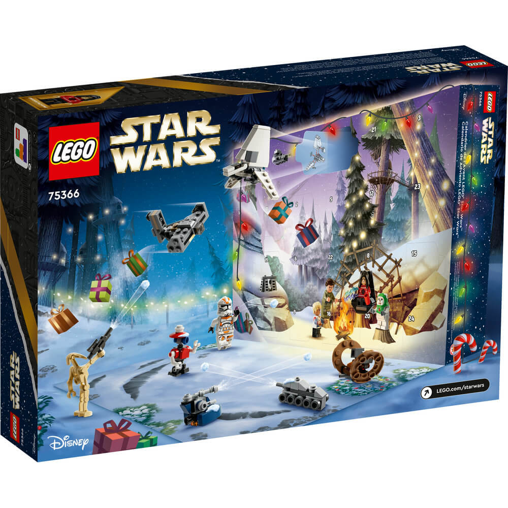 LEGO® Star Wars 2023 Advent Calendar 320 Piece Building Set (75366) back of the box