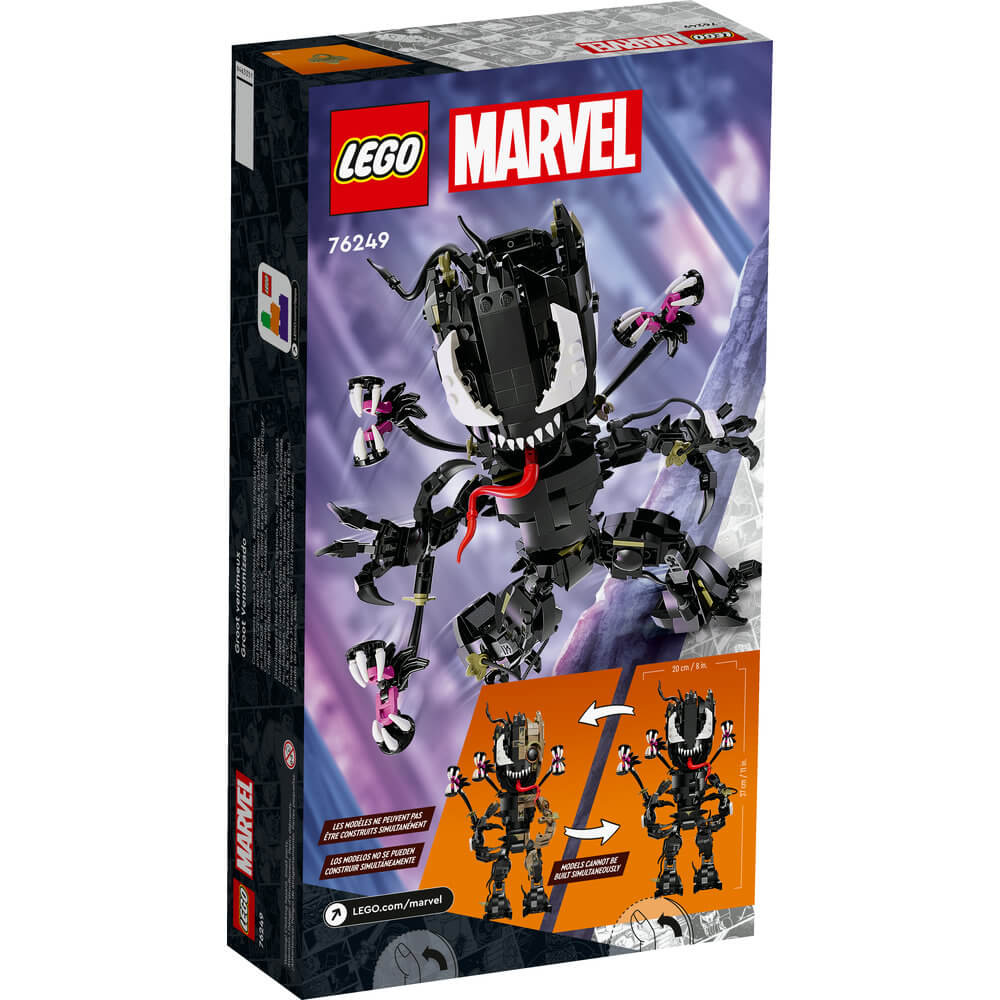 LEGO® Marvel Venomized Groot 76249 Building Toy Set (630 Pieces) back of the box