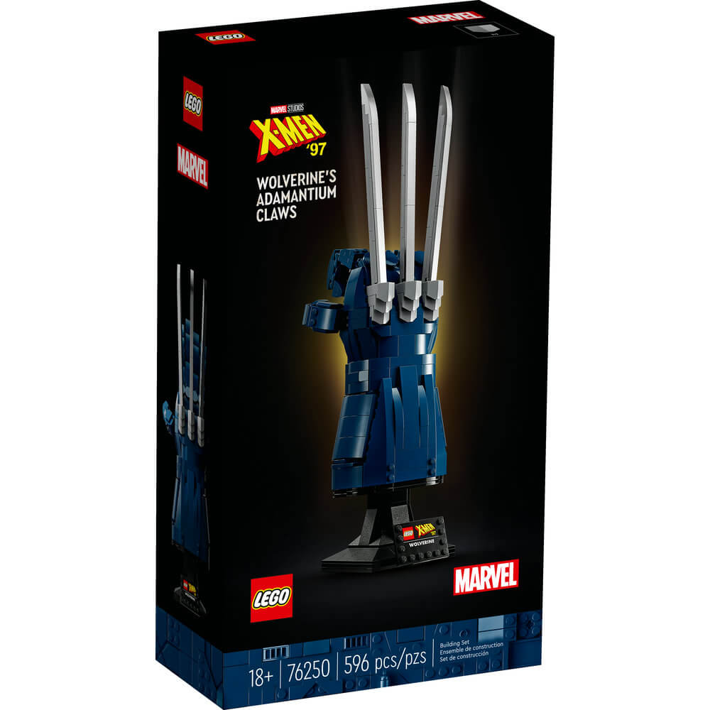 LEGO® Marvel Wolverine's Adamantium Claws 76250 Building Kit (596 Pieces) front of the package