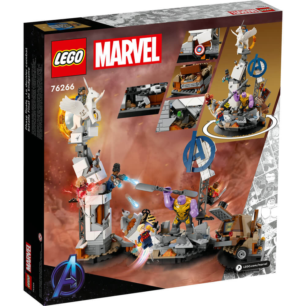 back of the package of the LEGO® Marvel Endgame Final Battle 76266 Building Toy Set (794 Pieces)
