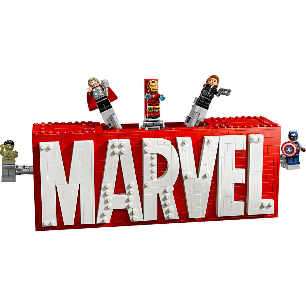LEGO® Super Heroes Marvel MARVEL Logo & Minifigures Building Kit 76313