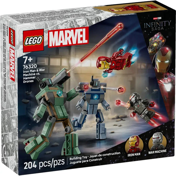 LEGO® Super Heroes Marvel Iron Man War Machine Hammer Drones