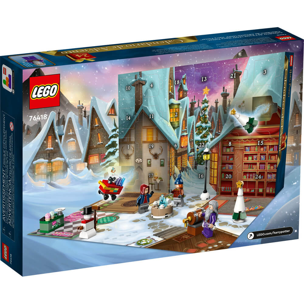 LEGO® Harry Potter 2023 Advent Calendar 227 Piece Building Set (76418) back of the box