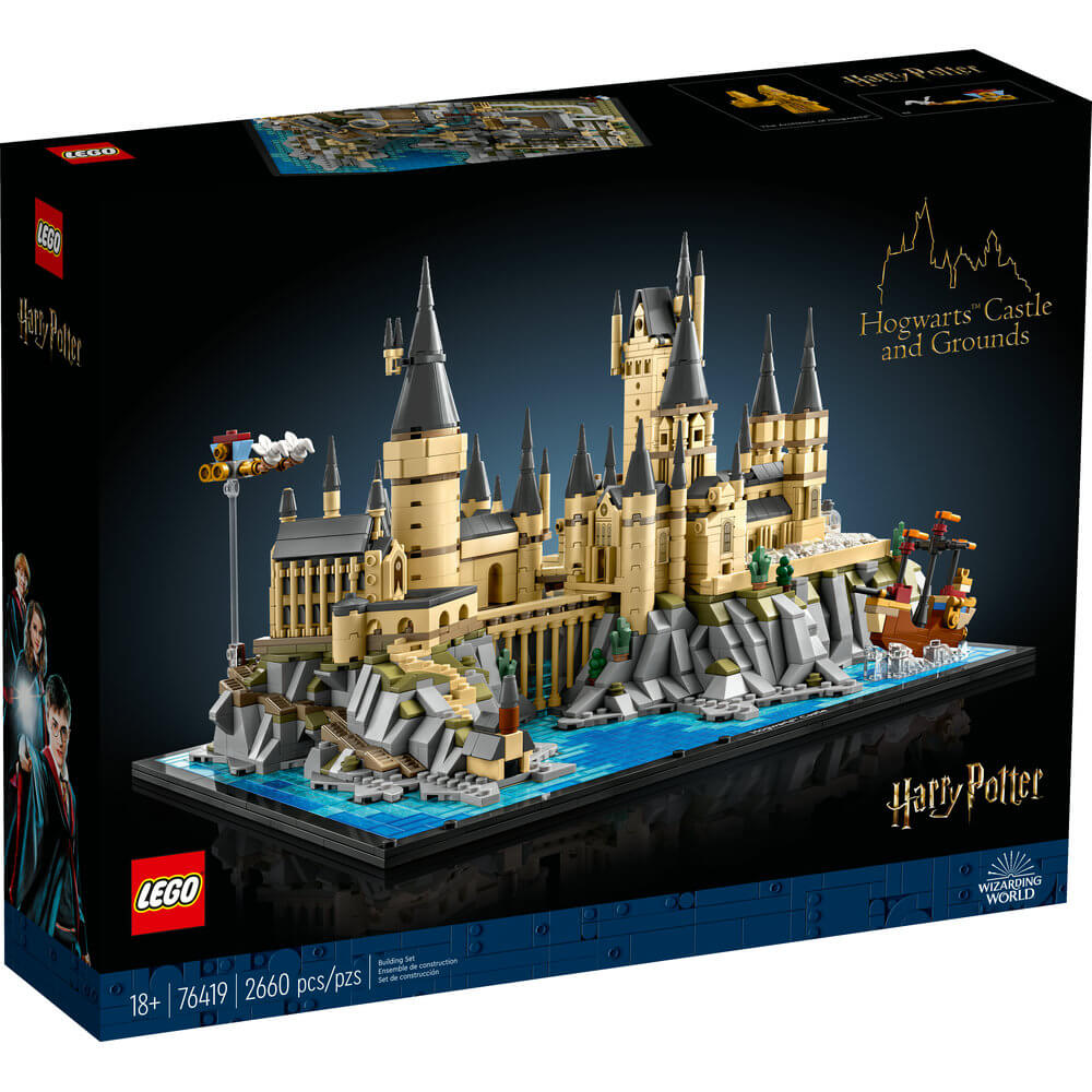 LEGO® Harry Potter Hogwarts™ Castle and Grounds 2660 Piece Building Set (76419) front of the box