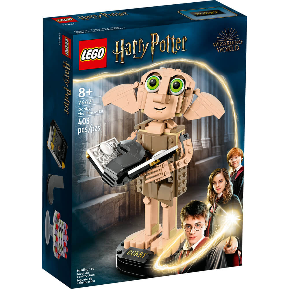 LEGO® Harry Potter™ Dobby™ the House-Elf 76421 Building Toy Set (403 Pieces) front of the package