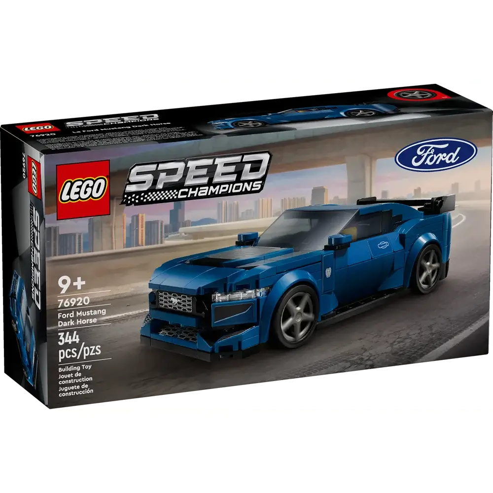 LEGO® Speed Champions Ford Mustang Dark Horse Sports Car Building Set (76920)