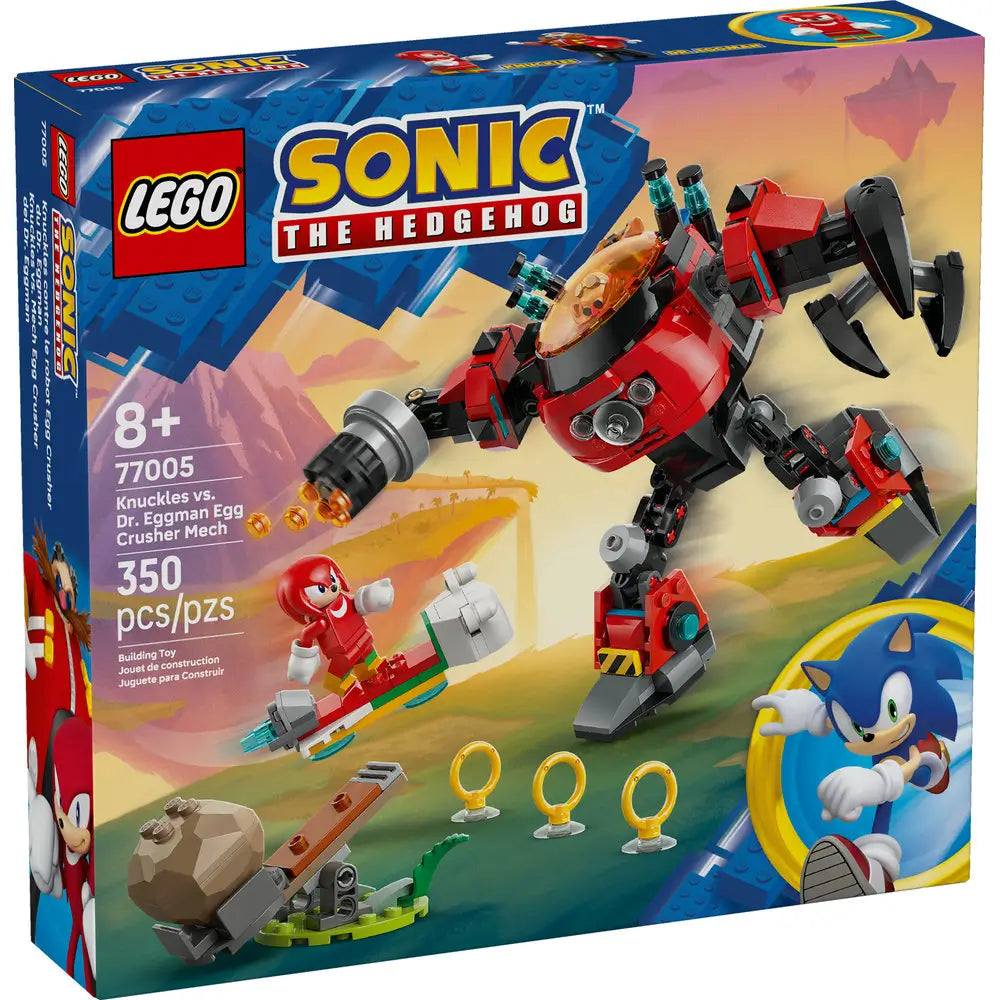 LEGO® Sonic the Hedgehog Knuckles vs. Dr. Eggman Egg Crusher Mech (77005)