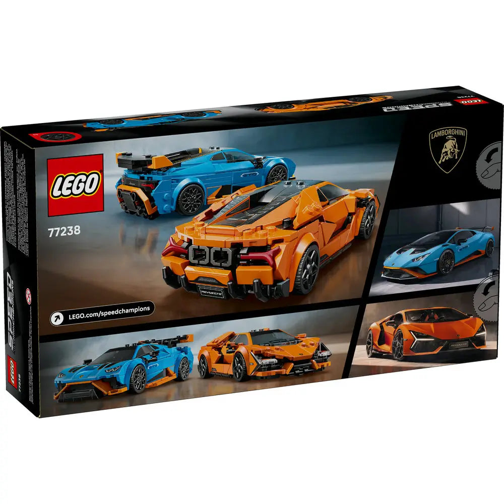LEGO® Speed Champions Lamborghini Revuelto & Huracán STO (77238)