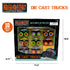 Thin Air Brands Die Cast Pull-Back Trucks 10-Piece Set
