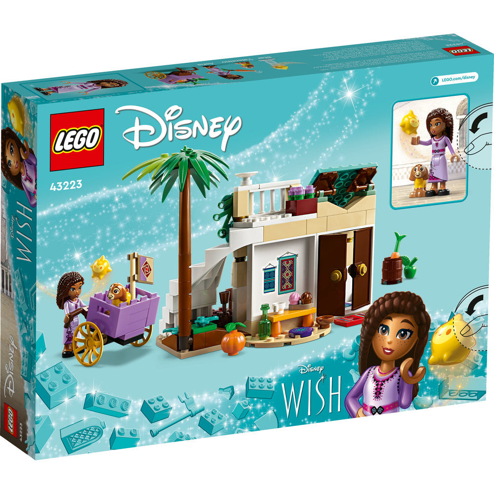 Image of the Carton Packaging of LEGO® Disney Princess Wish Asha in the City of Rosas 154 Piece Building Set