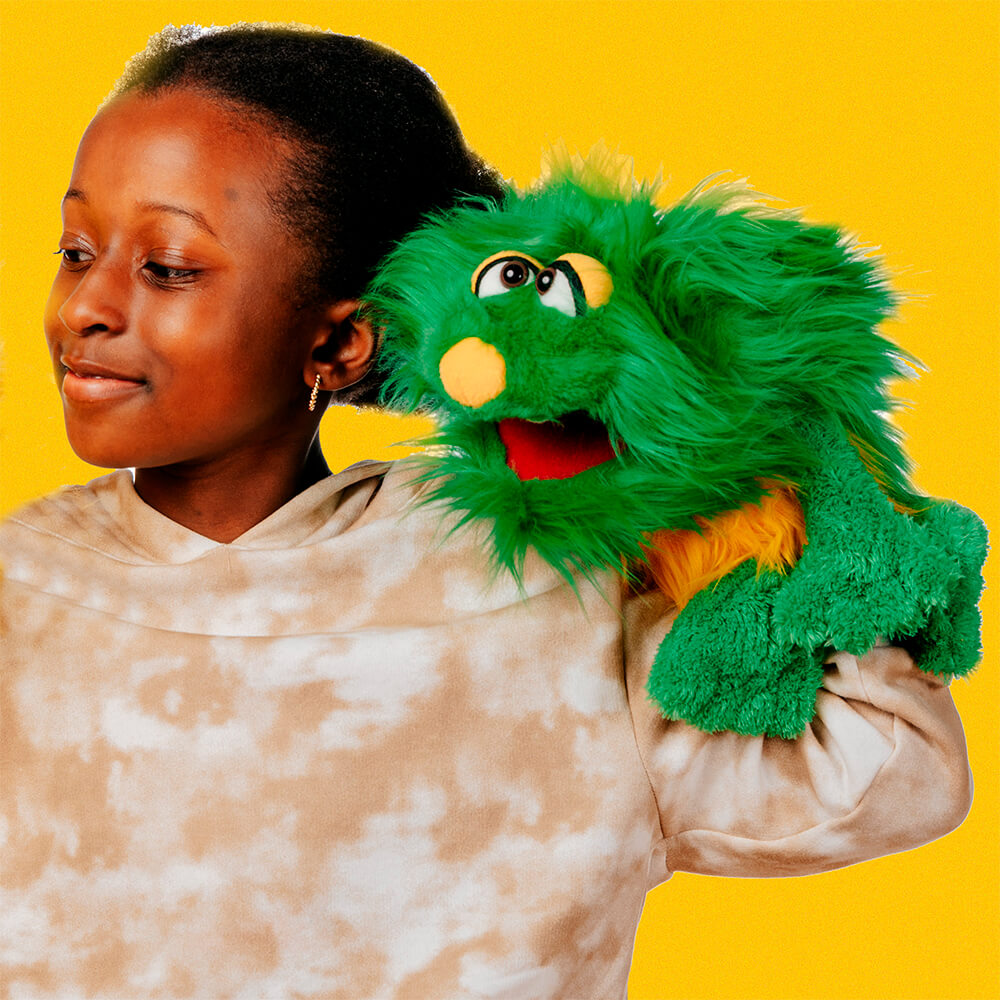 Thin Air Brands Living Puppets Rocky 16-Inch Monster Puppet