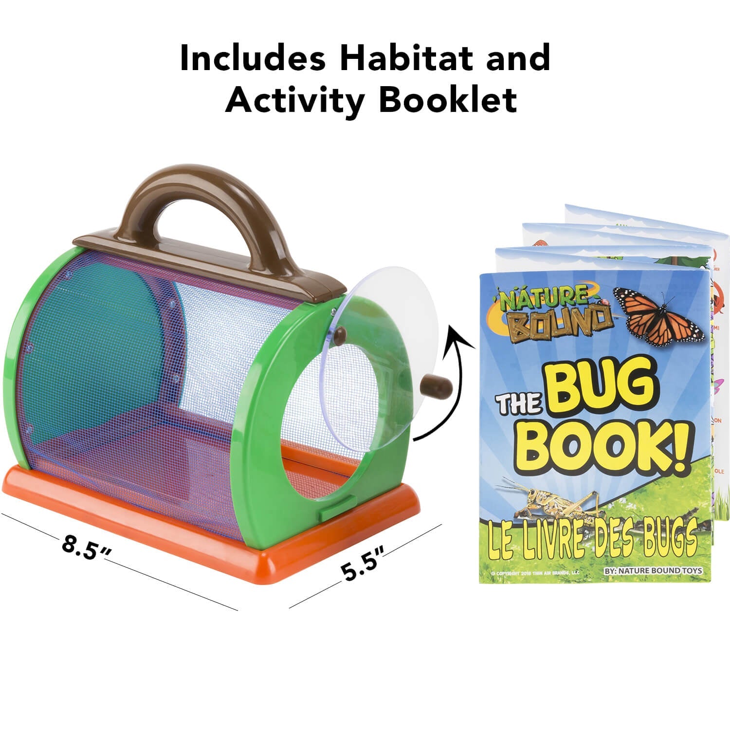 Thin Air Brands Critter Cage with Activity Booklet
