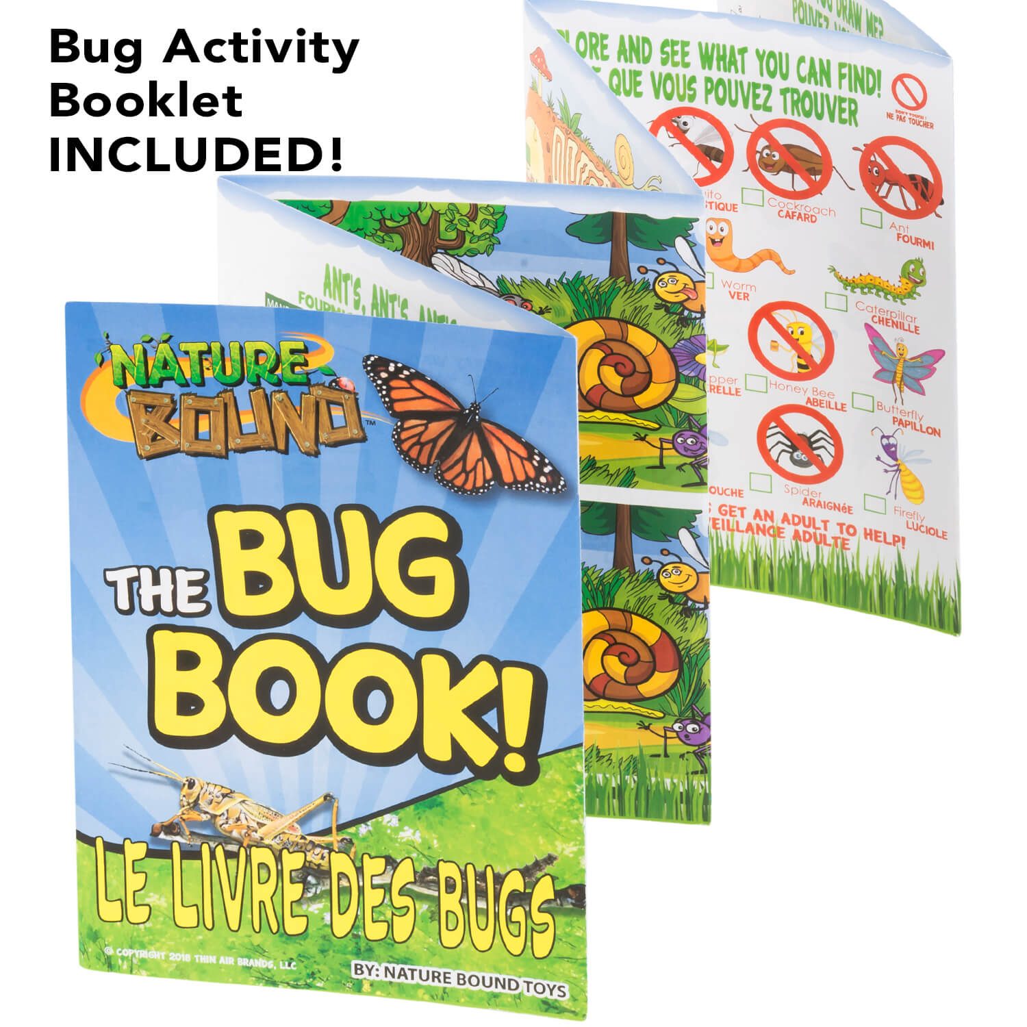 Thin Air Brands Critter Cage with Activity Booklet