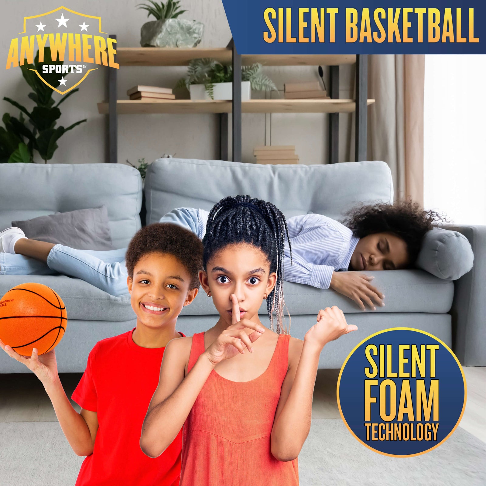 Thin Air Brands Silent Basketball 7-Inch
