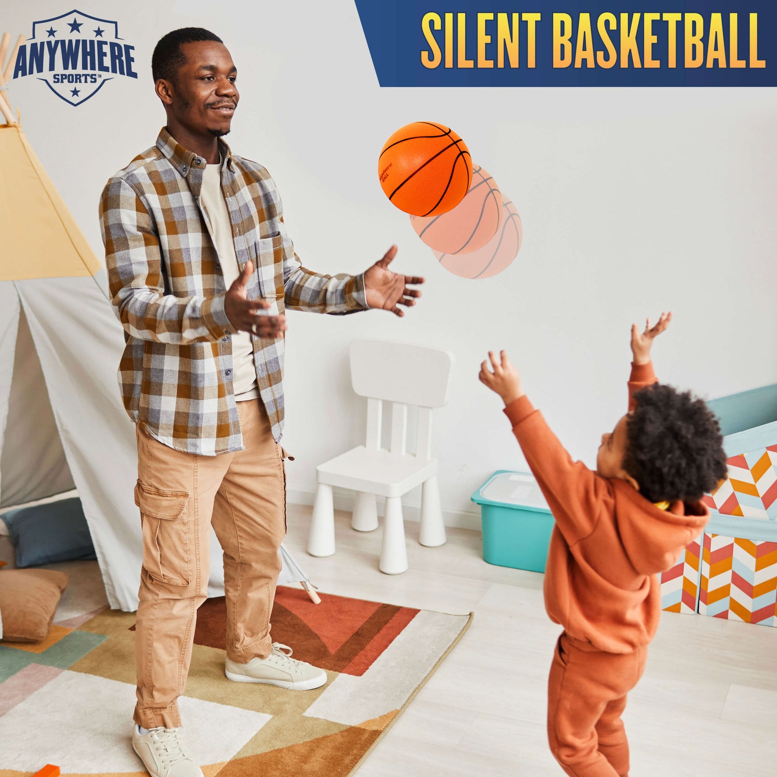Thin Air Brands Silent Basketball 7-Inch