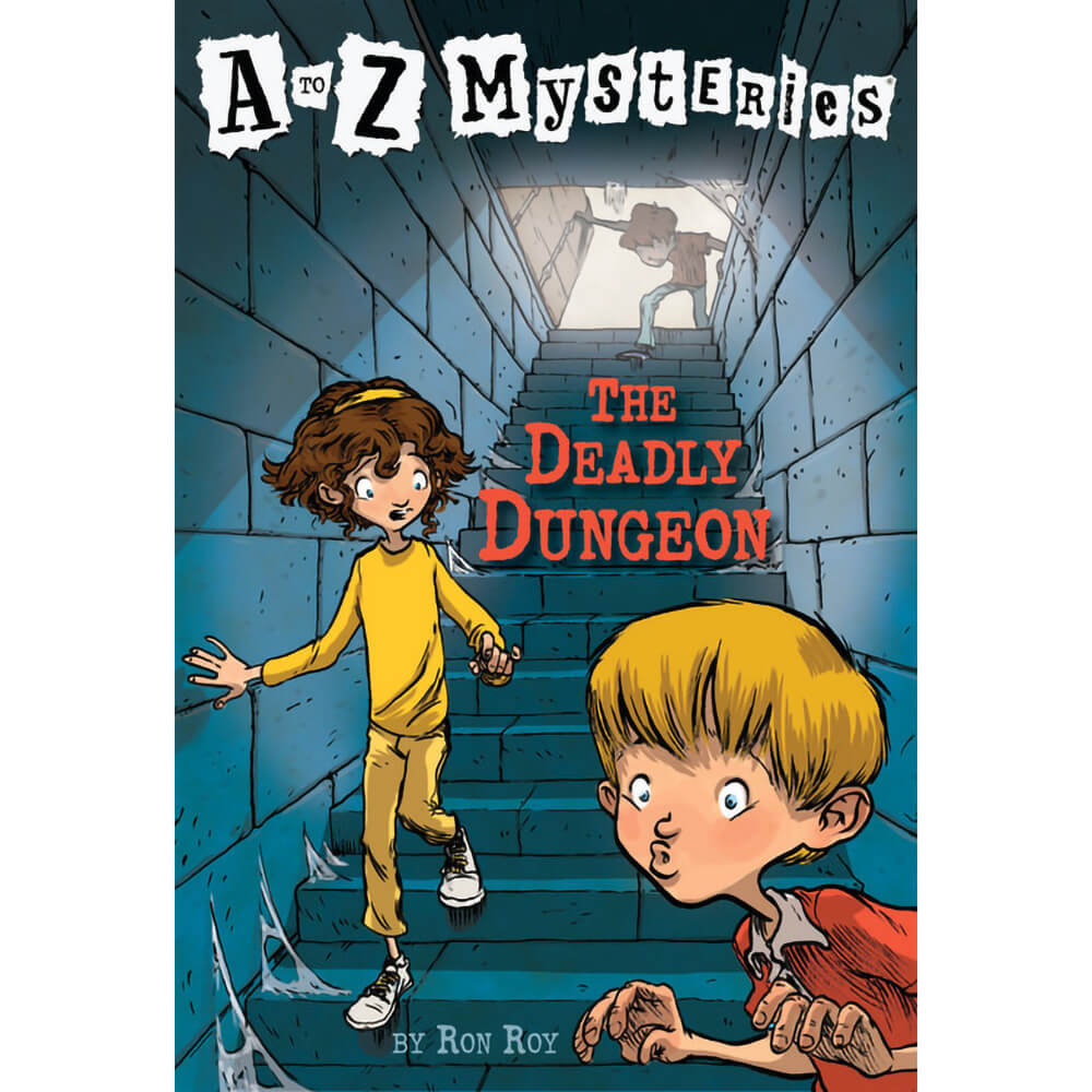A to Z Mysteries: The Deadly Dungeon (Paperback) - front book cover