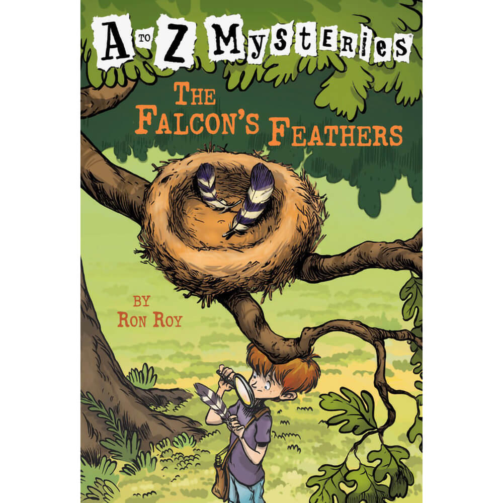 A to Z Mysteries: The Falcon's Feathers (Paperback) front book cover