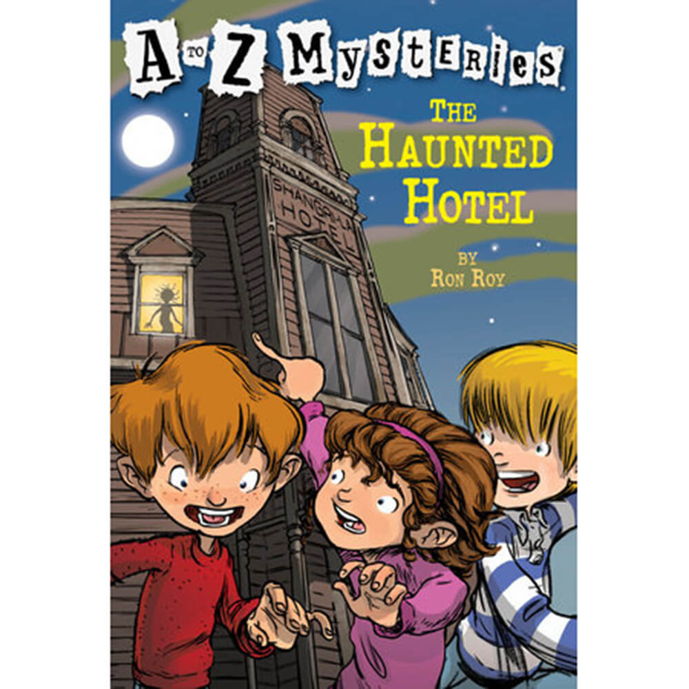 A to Z Mysteries: The Haunted Hotel (Paperback) front book cover