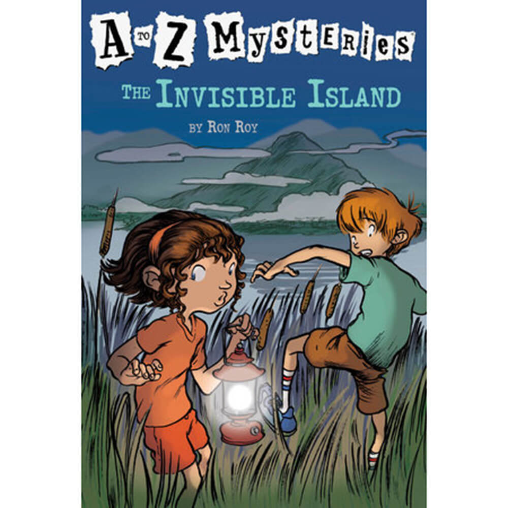 A to Z Mysteries: The Invisible Island (Paperback) front book cover