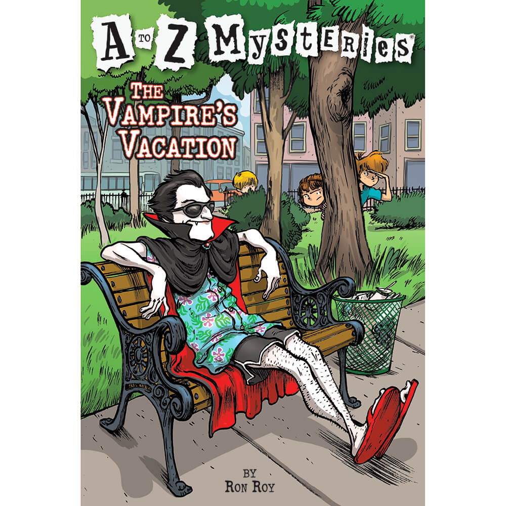 A to Z Mysteries: The Vampire's Vacation (Paperback) front cover