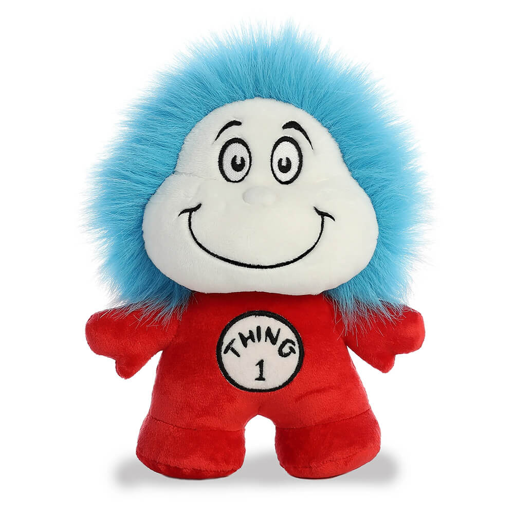 Thing one side of the Aurora Dood Plushie Dr. Seuss 8.5" Thing 1 & 2 Double Plush Character