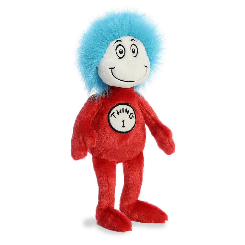 Aurora Dr. Seuss 12" Thing 1 Plush Character side