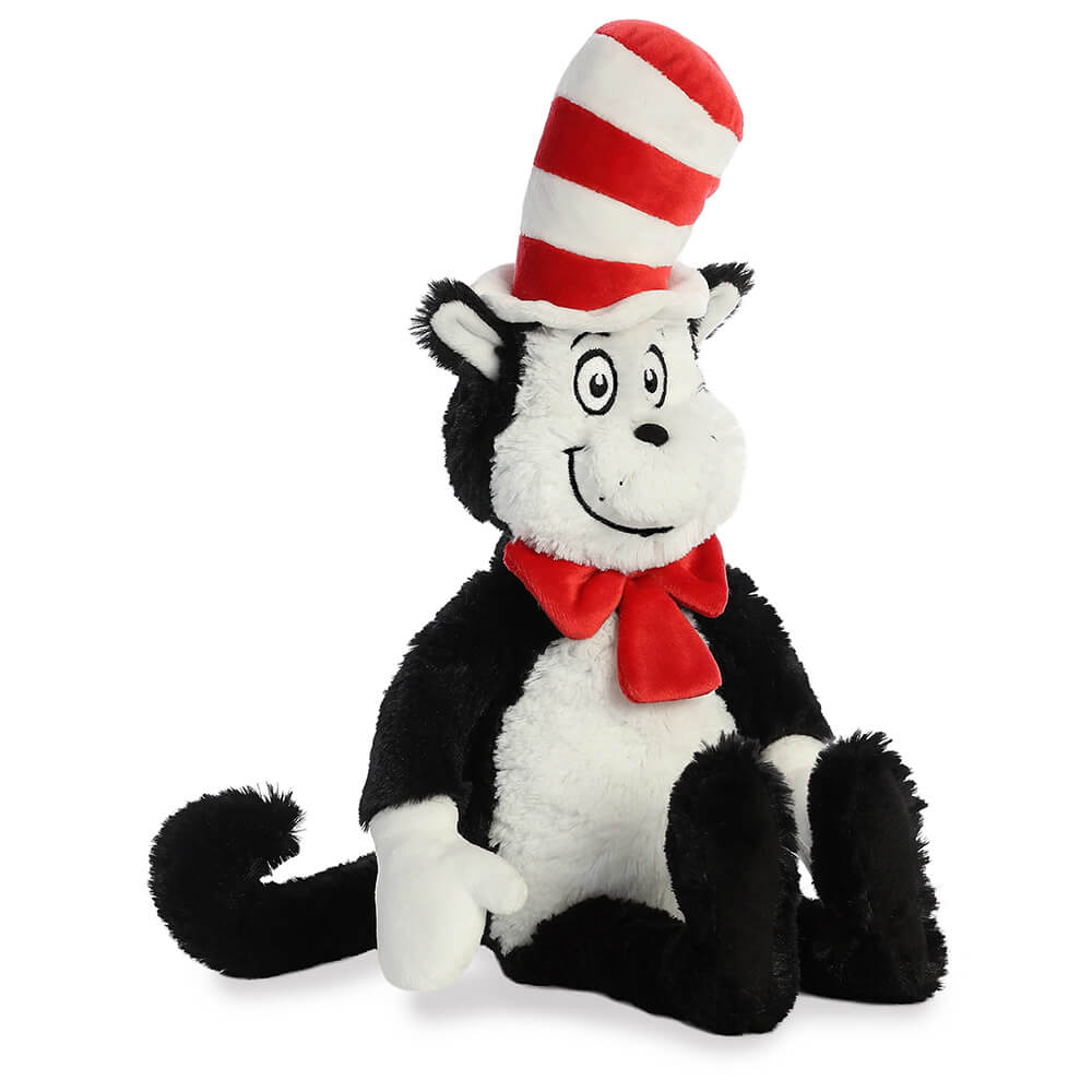 Aurora Dr. Seuss 18" Cat in the Hat Plush Character sitting