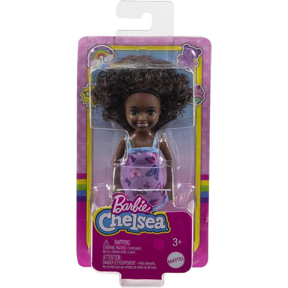 Barbie Chelsea Brunette Doll in Butterfly Dress