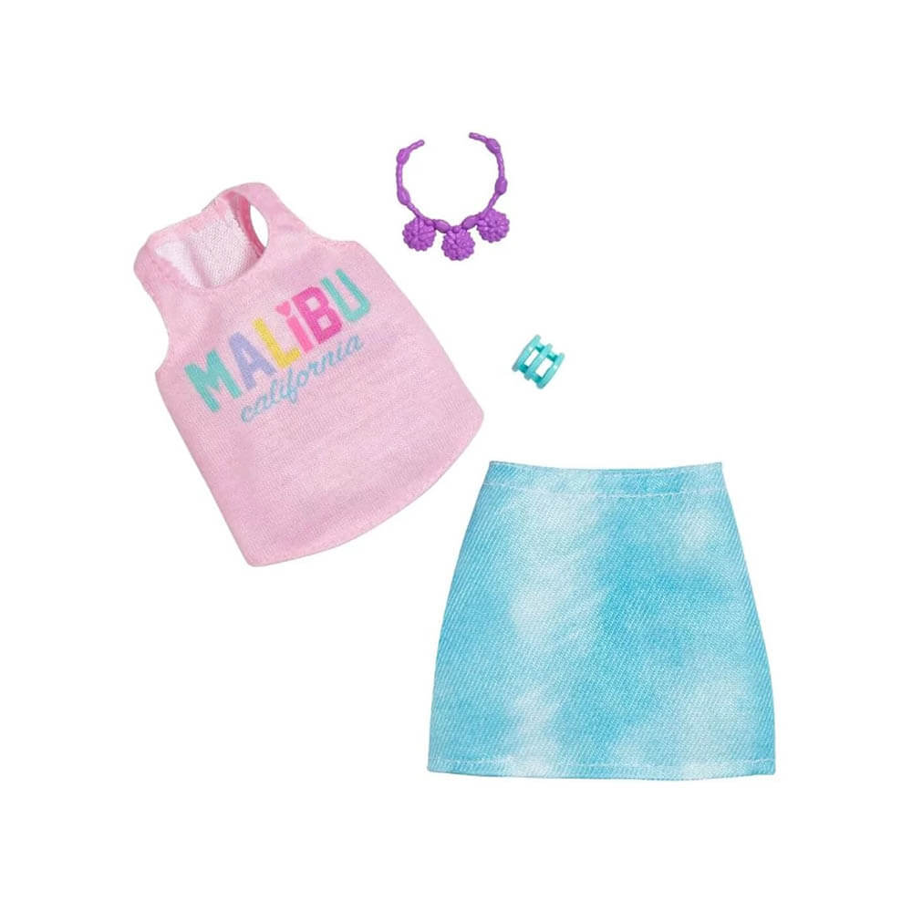 Barbie Complete Look Fashion Pack Malibu Top and Skirt