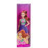 Barbie Fashionistas 232 doll in retail package with clear front, featuring artwork of doll in teal B top, purple skirt, and pink accessories on pink background.
