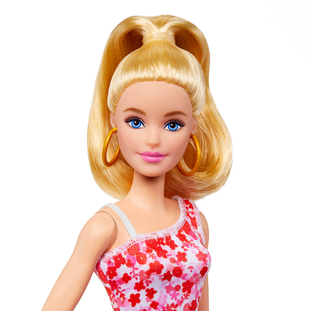 Barbie Fashionistas Doll With Pink Flower Dress #205 – Maziply Toys Barbie Fashionistas Doll With Pink Flower Dress #205 – Maziply Toys