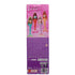 Back of Barbie mermaid doll packaging displaying four mermaids in colorful tails and tops, with product details and branding.