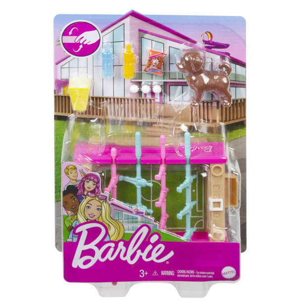 Barbie Mini Foosball Pet Playset