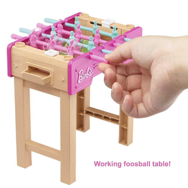 Barbie Mini Foosball Pet Playset