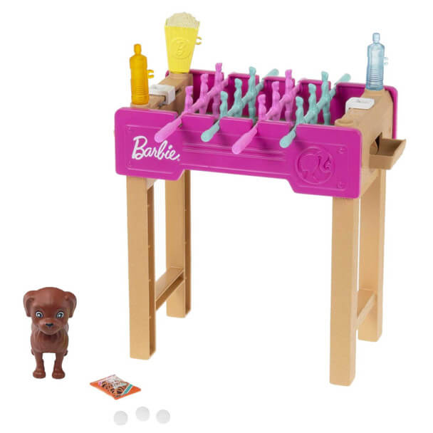 Barbie Mini Foosball Pet Playset