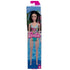 Barbie doll packaging with a pool and palm tree design on a white background