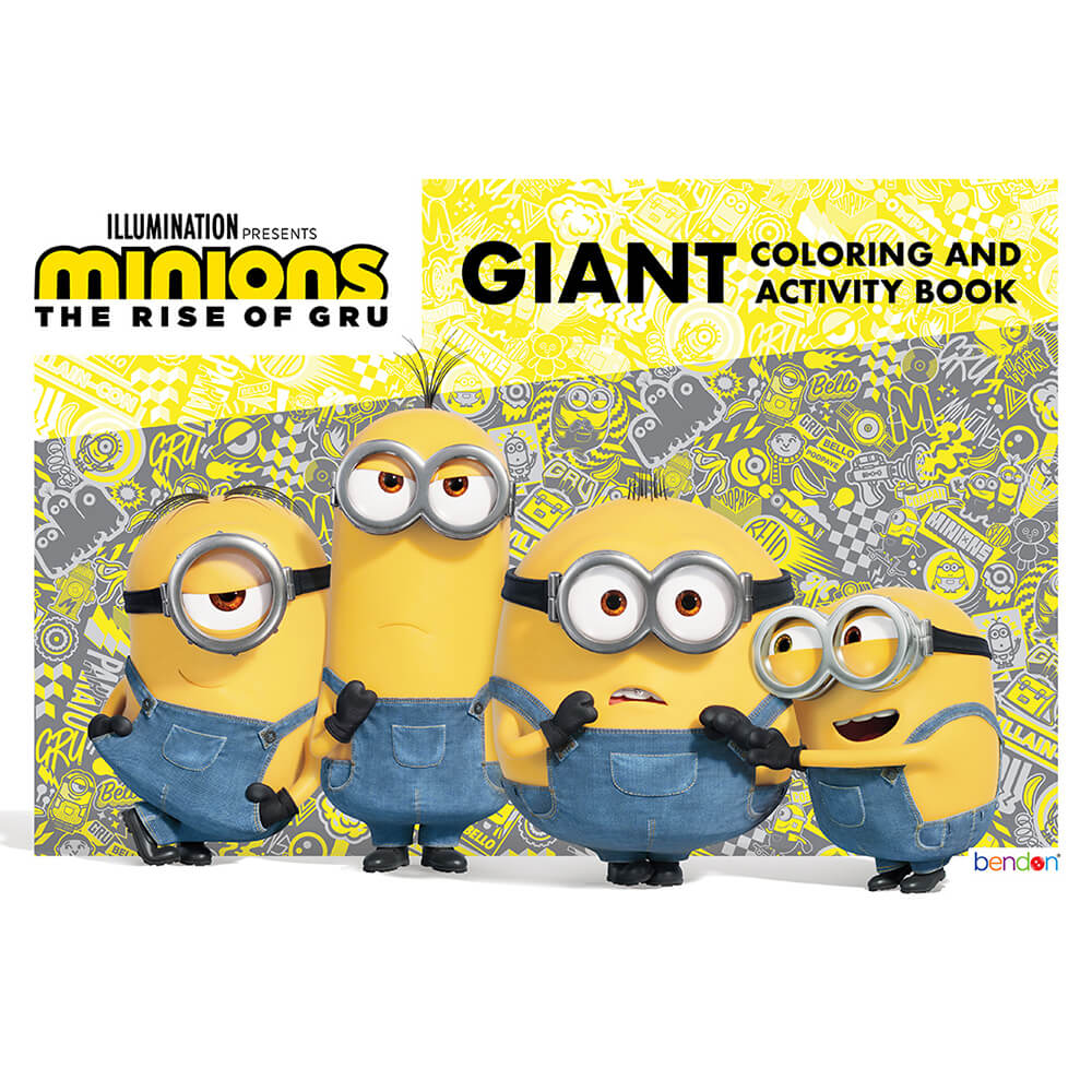 Bendon Minions 2 Giant 11" x 16" Coloring Activity Book