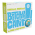 Front packaging of Pressman’s Betcha Can’t family game showing bold blue and green typography with the tagline 'The Game of One-Upping' and 'Young Inventor Challenge Winner' badge for ages 7 and up.
