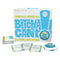 Complete Betcha Can’t family game by Pressman including the main box, challenge cards with fun prompts, and the blue and white buzzer device used for competitive one-upping gameplay.