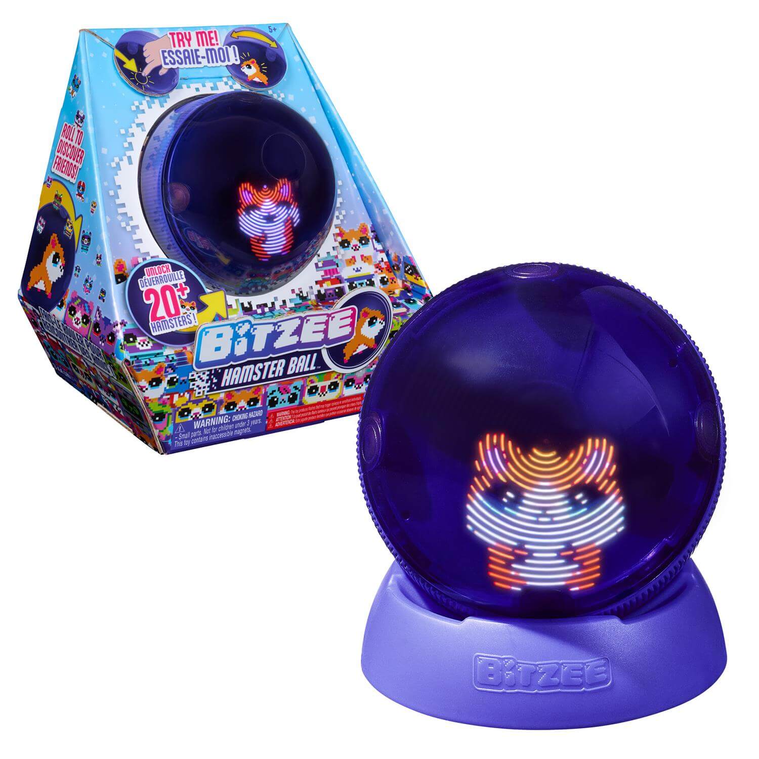 Bitzee Hamster Ball Interactive Digital Pet and packaging