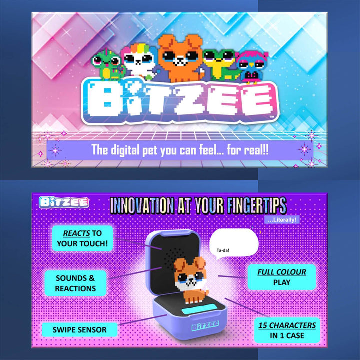 Bitzee Interactive Digital Pet and Case with 15 Animals – Maziply Toys