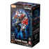 Transformers Optimus Prime model kit by Blokees comes in a black, blue and red Classic Class 01 box showing the armored robot in action, with 83 pieces.