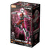 Transformers Arcee model kit by Blokees comes in a black and pink Classic Class 07 box showing the red, white, and gray robot in an action pose with 59 pieces.