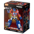 Blokees Transformers Action Edition G1 Optimus Prime box featuring bright red and blue robot with yellow accents, firing blaster graphic, and 188-piece model count with 40th anniversary branding.